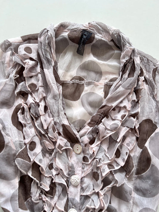 Saopaulo Vintage Sheer Top-Bust 44