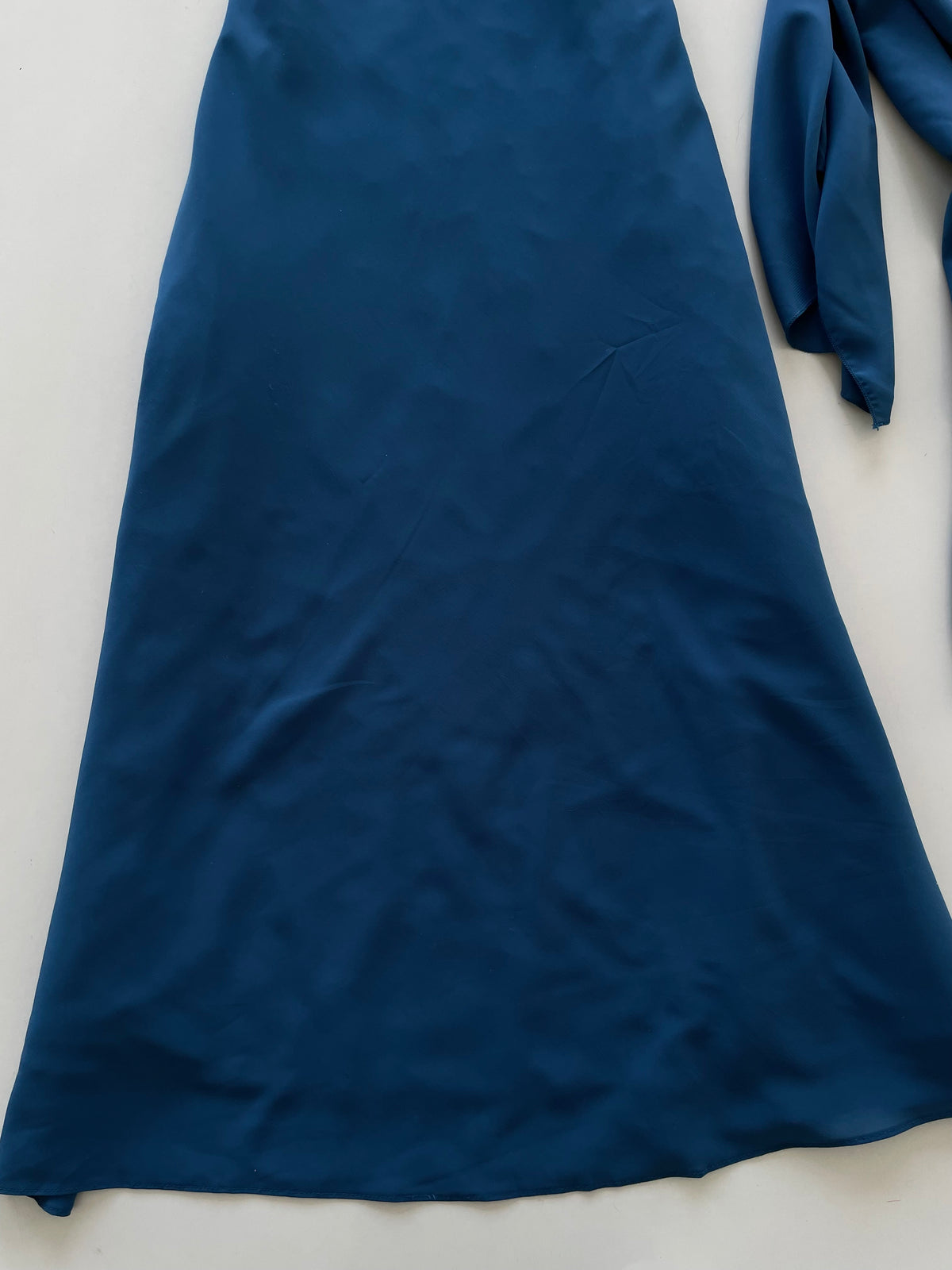 Lautinel Cowl Neck Vintage Dress With Scarf-Bust 36