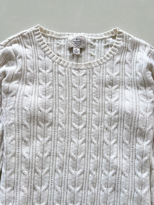 St John’s Bay Vintage Cable Knit Solid Sweater-Bust 38