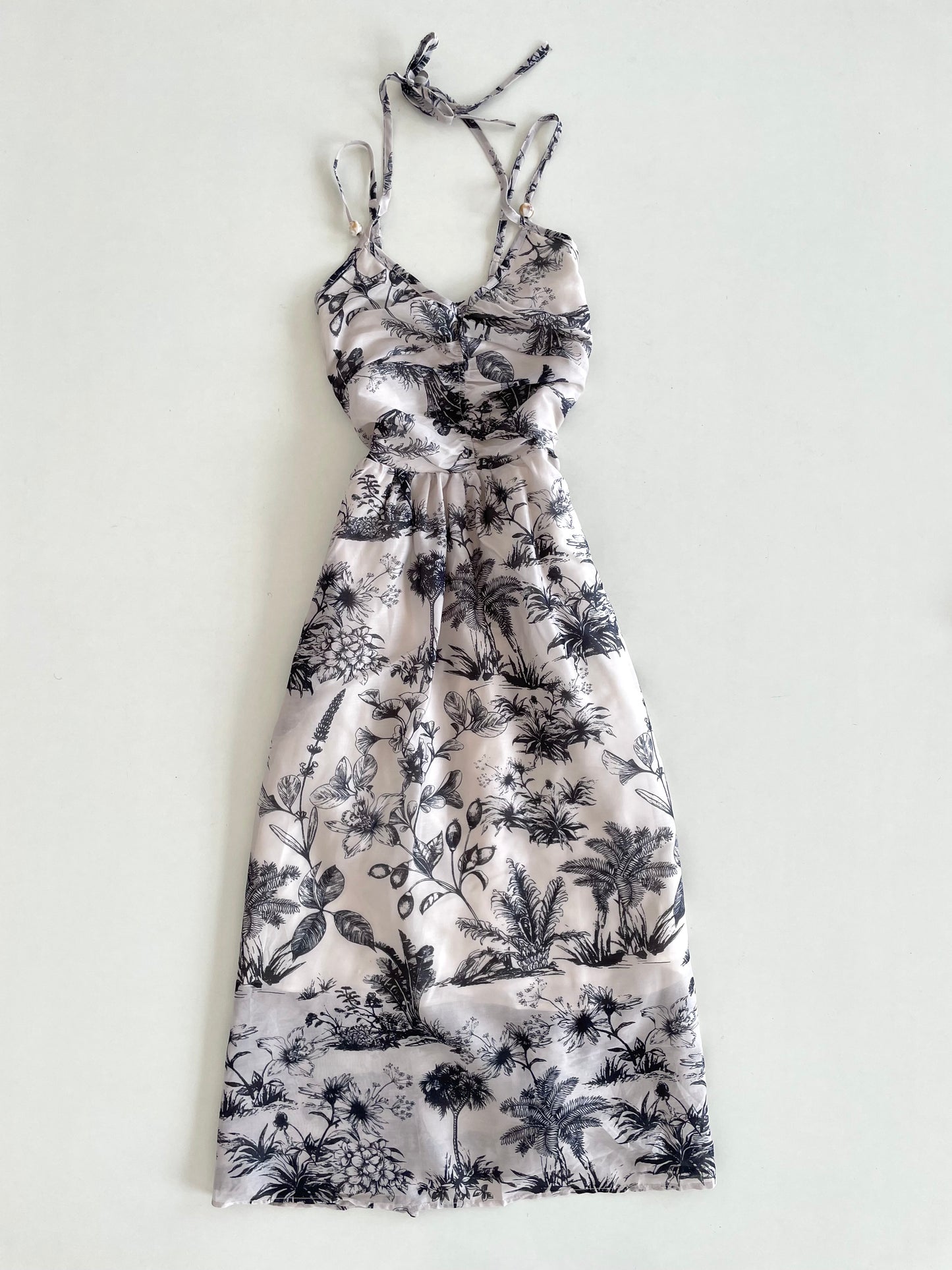 Forest Scenes Slip Dress-Bust 28 to 30