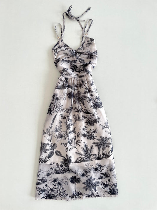 Forest Scenes Slip Dress-Bust 28 to 30