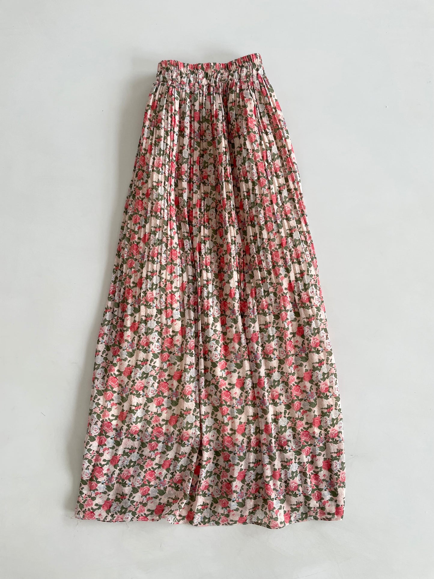 Shades Of Pink Pleated Skirt-Waist 26 to 34