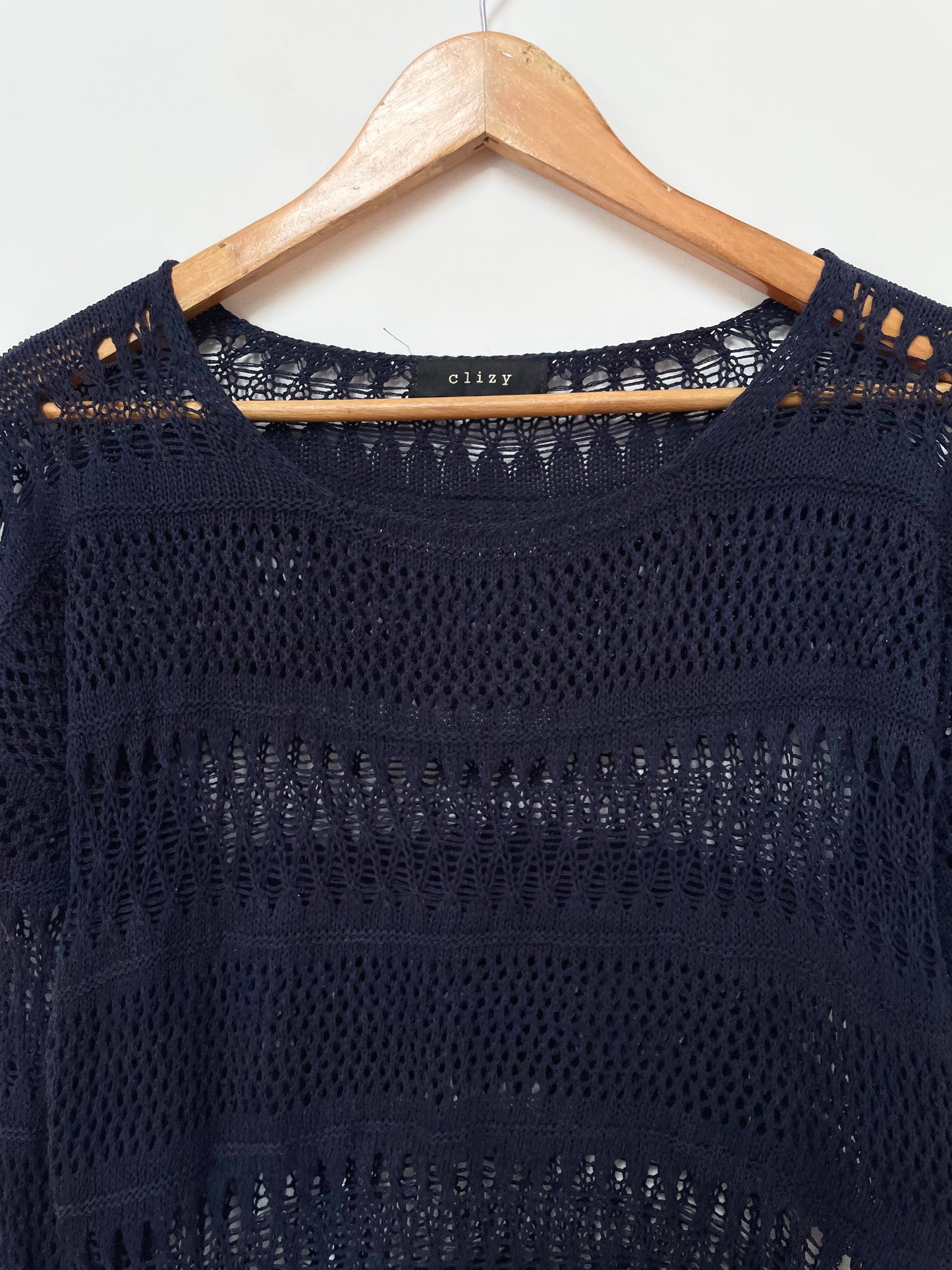 Sheer Crochet Top-Bust 42 to 46