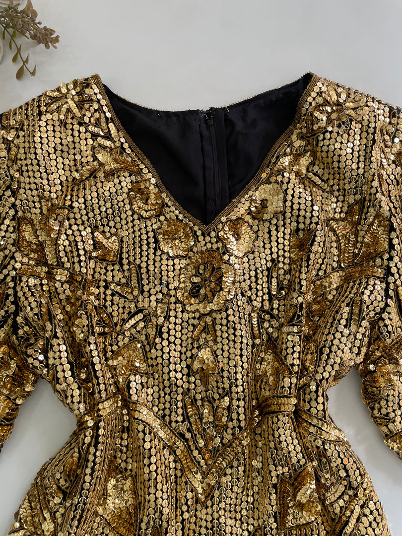 Vintage Heavily Embroidered Top-Bust 44