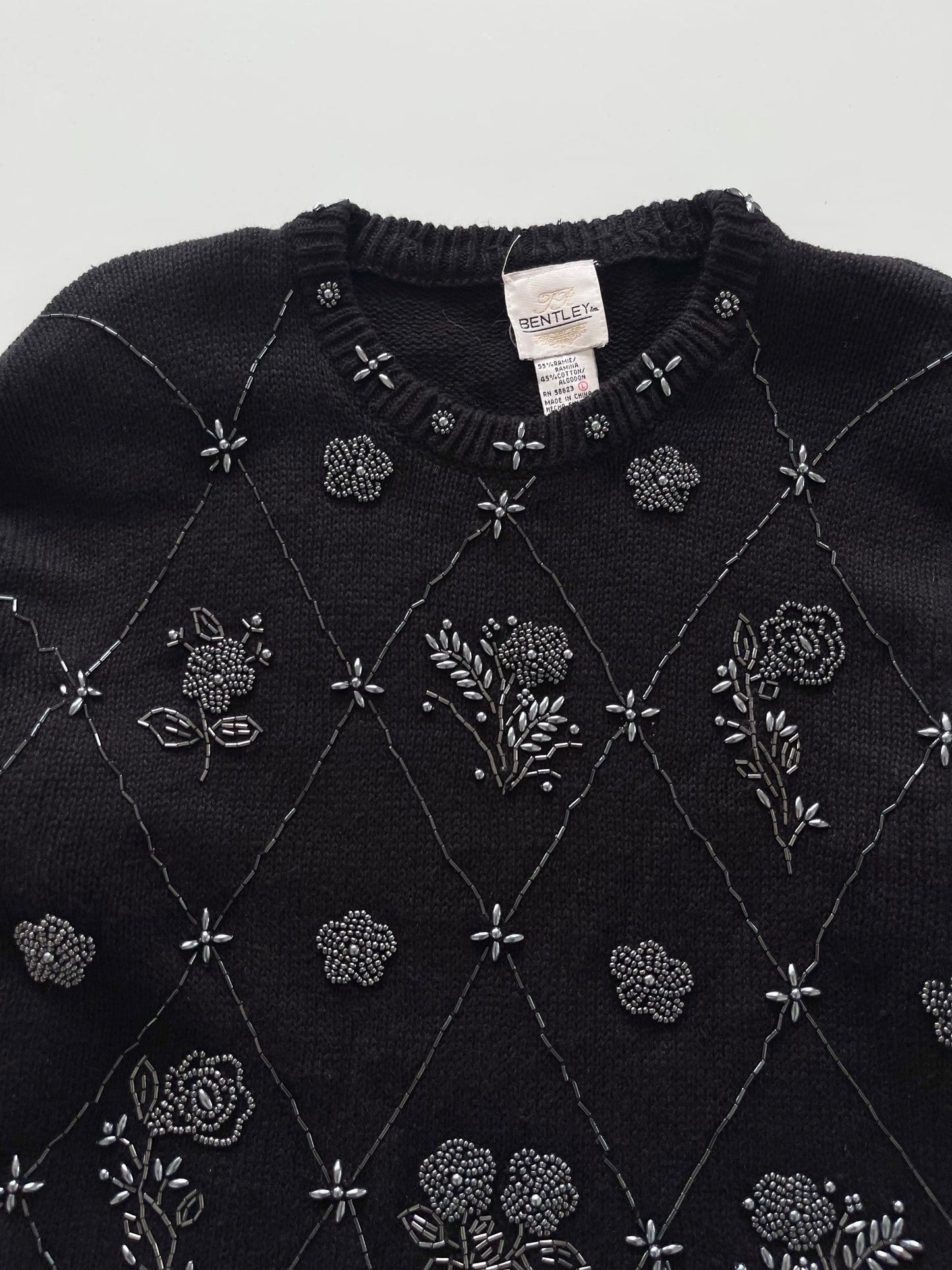 Bentley Hand Embroidered Sweater-Bust 44