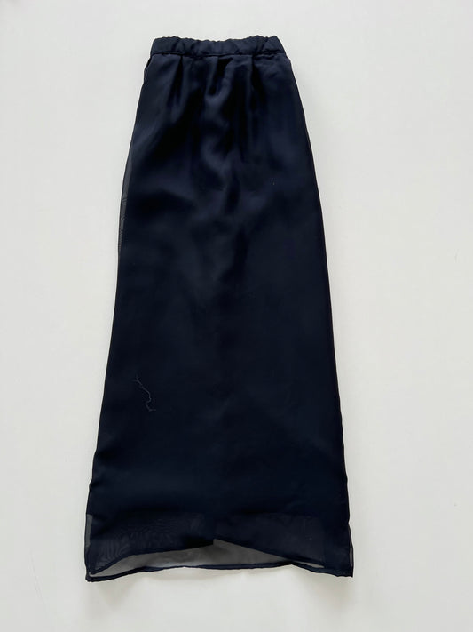 Solid Black Skirt-Waist 24