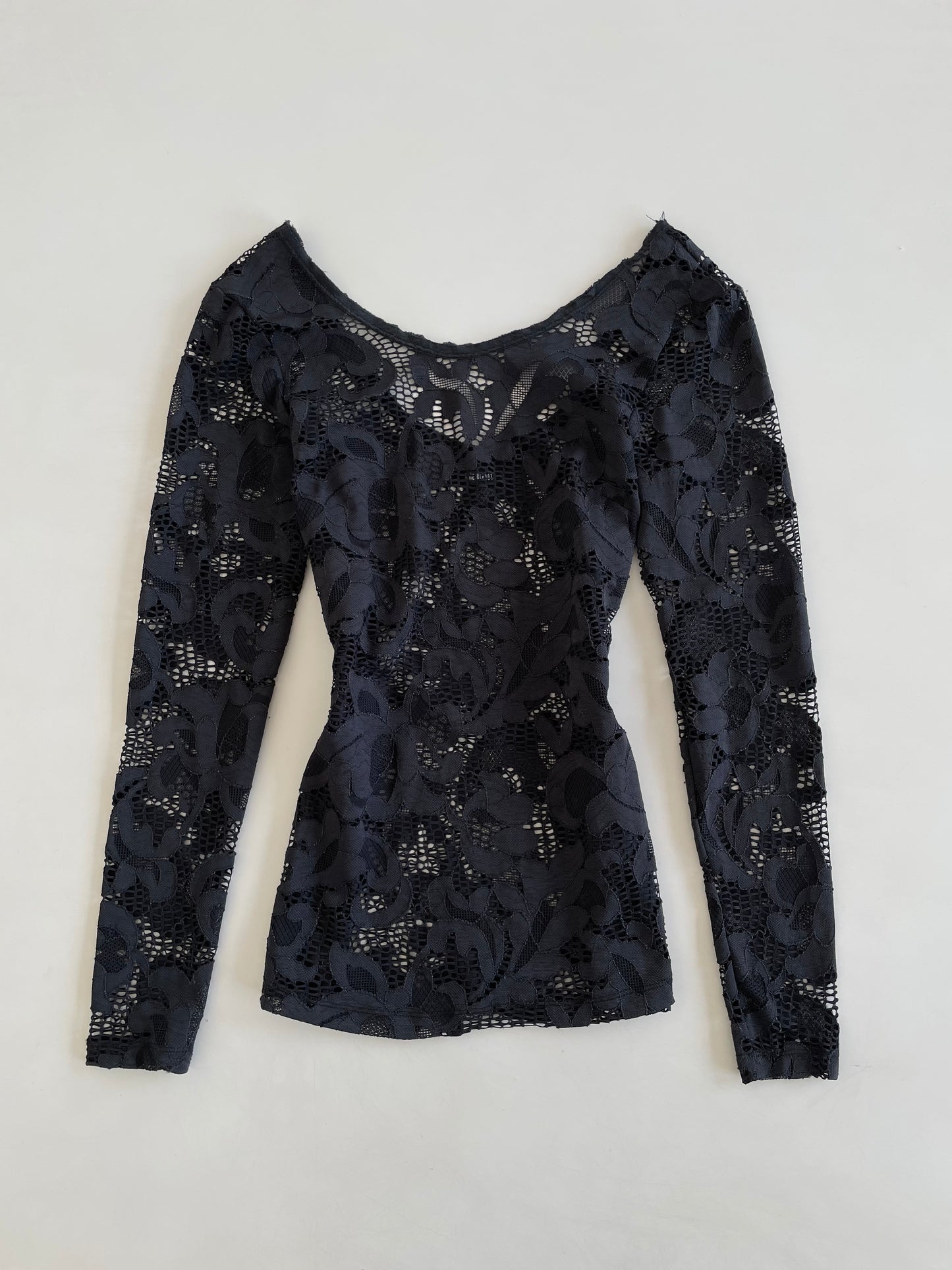 Julie Brandt Lacy Sheer Top-Bust 34 to 36