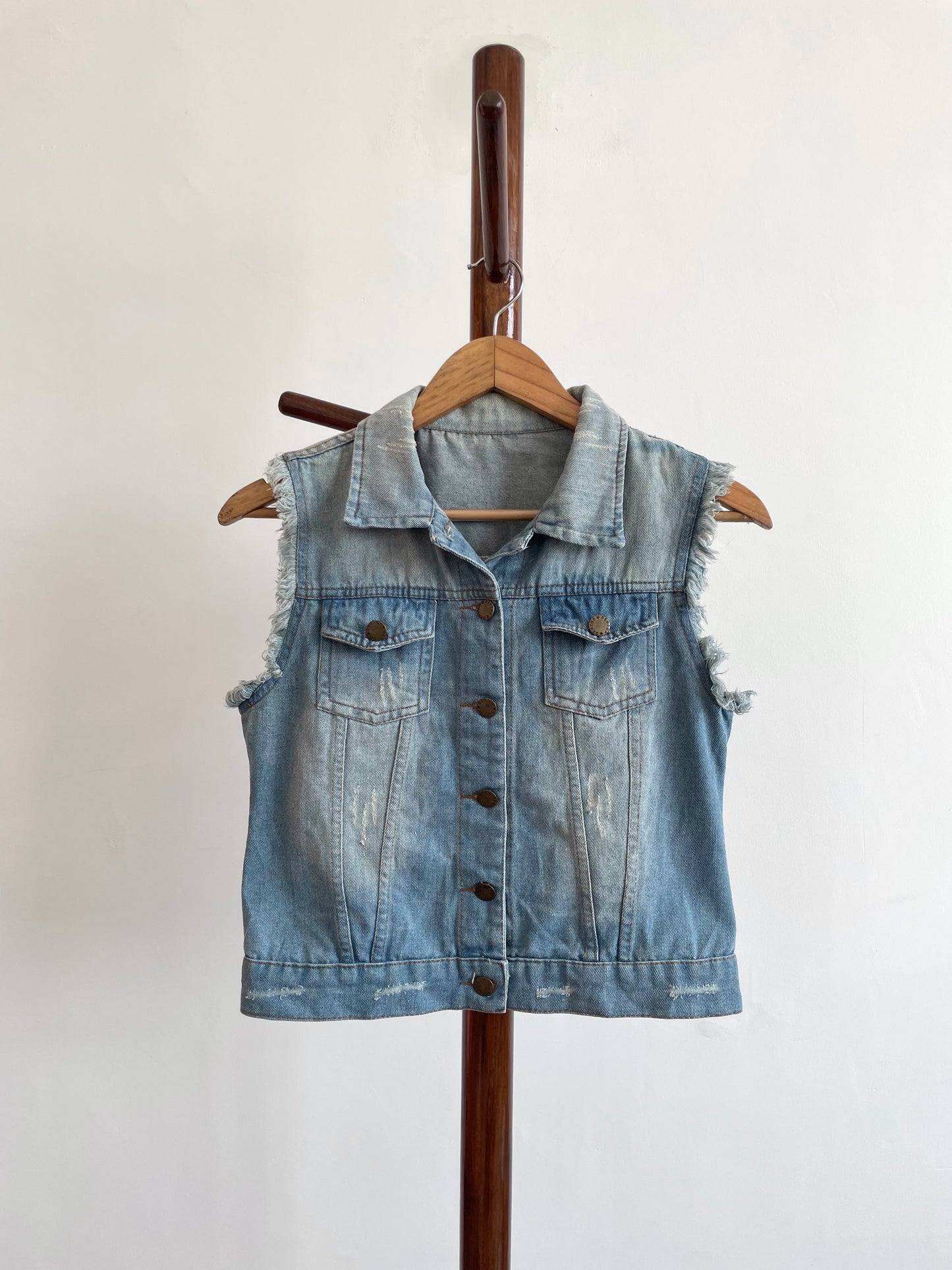 Denim Vest-Chest 32