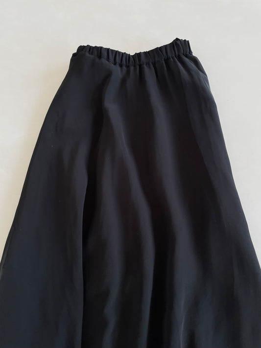 Solid Black Prairie Skirt-Waist 26 to 32