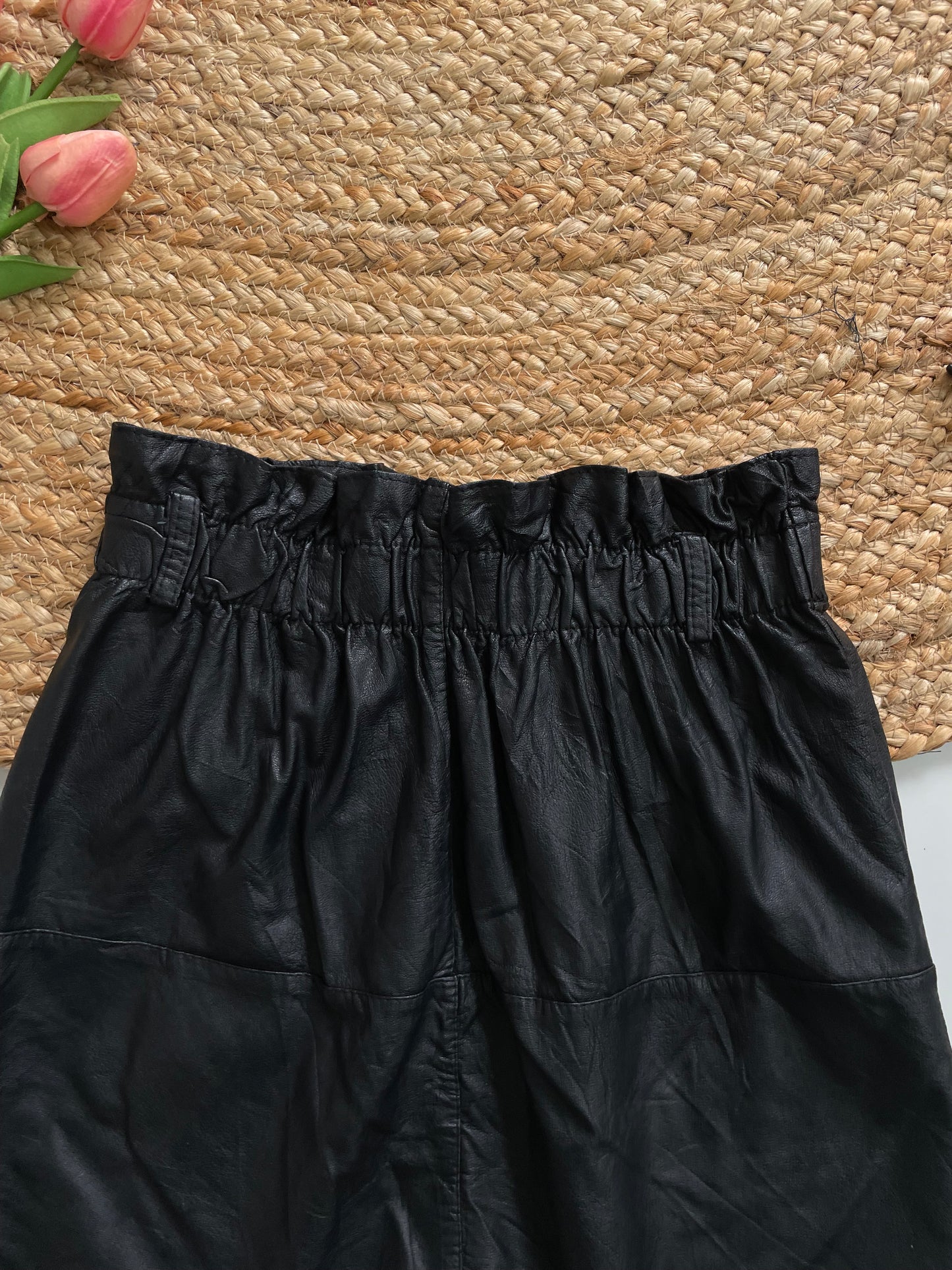 LEATHER SKIRT WAIST-26 to 30