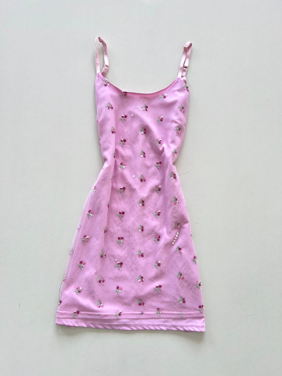 Edc Vintage Embroidered Dress-Bust 38