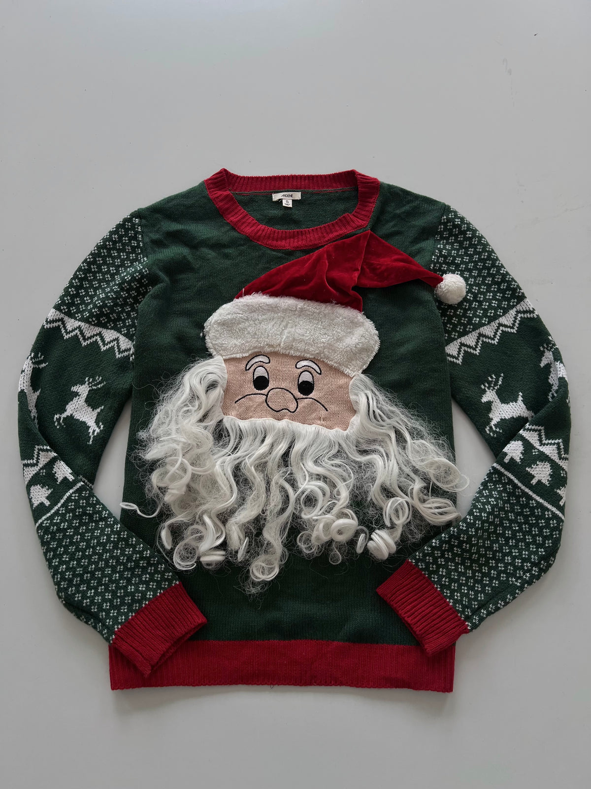 Ardene Embroidered Christmas Sweater-Bust 46