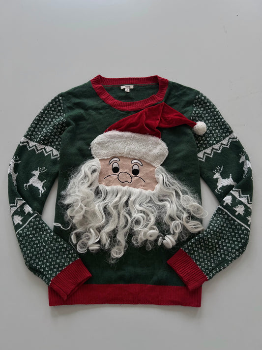Ardene Embroidered Christmas Sweater-Bust 46