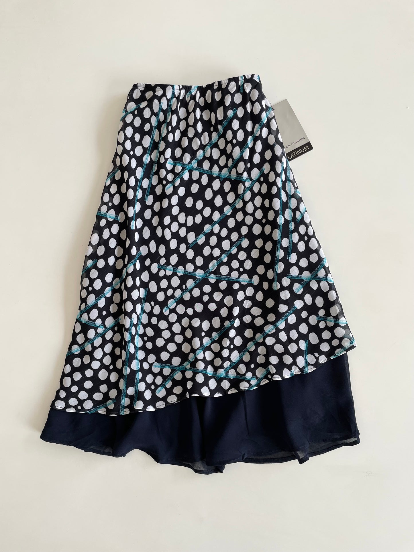 Black Pepper New Tagged Vintage Skirt-Waist 34 to 38