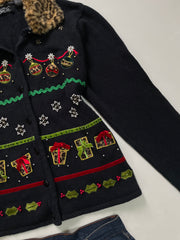 Crystal Kobe Christmas Sweater-Bust 40