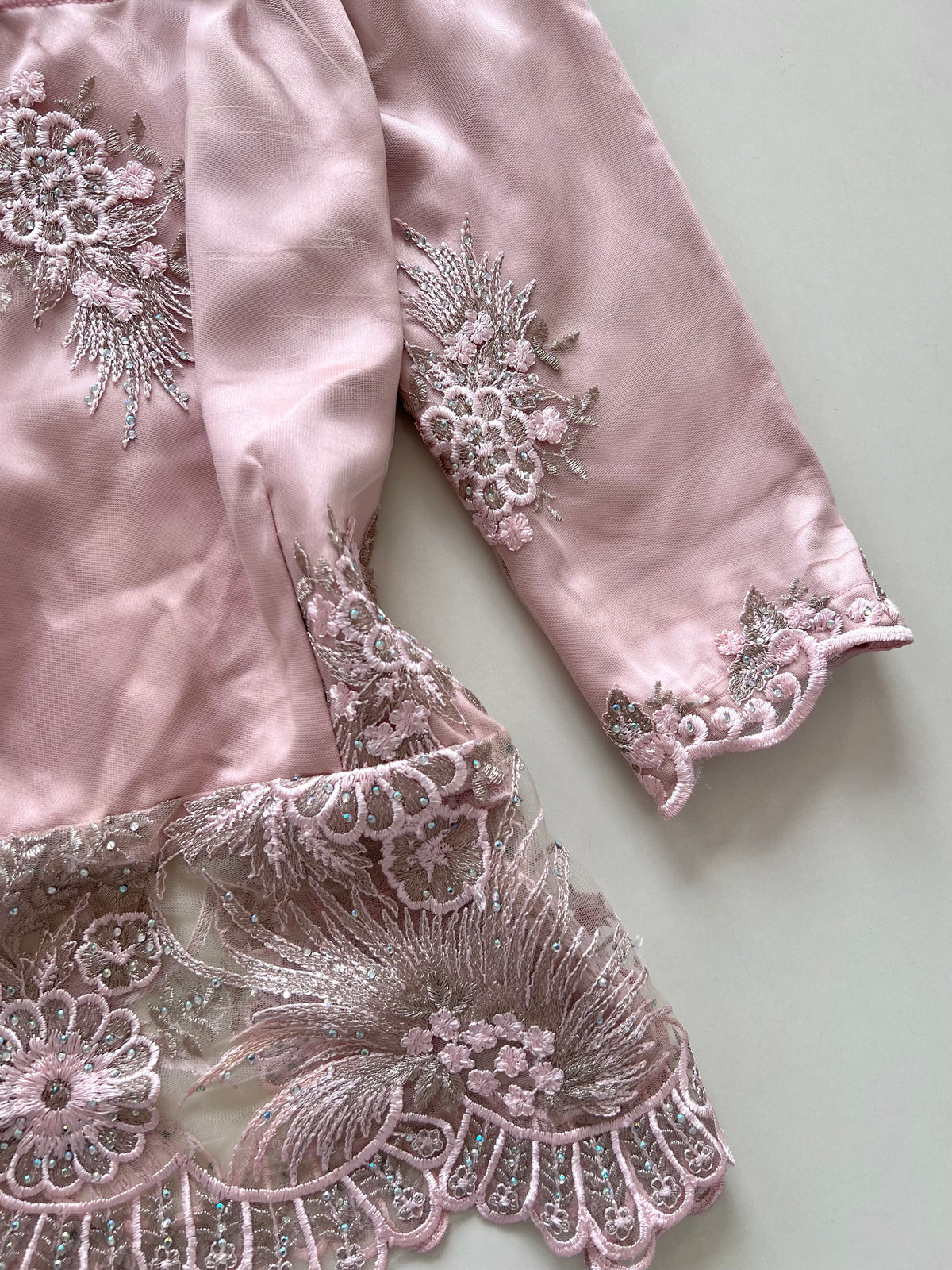 Lace Embroidered Vintage Top-Bust 38