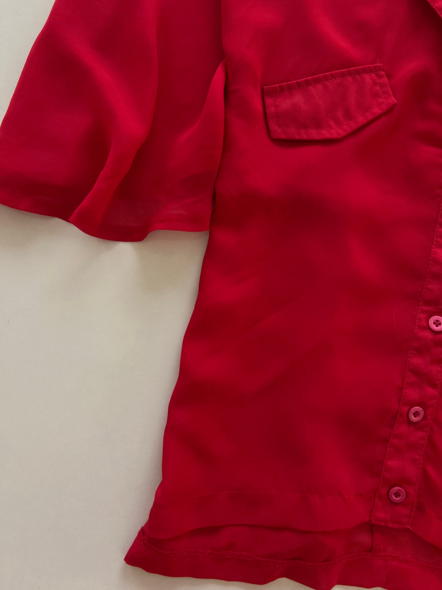 Baggy Sheer Shirt-Bust 68