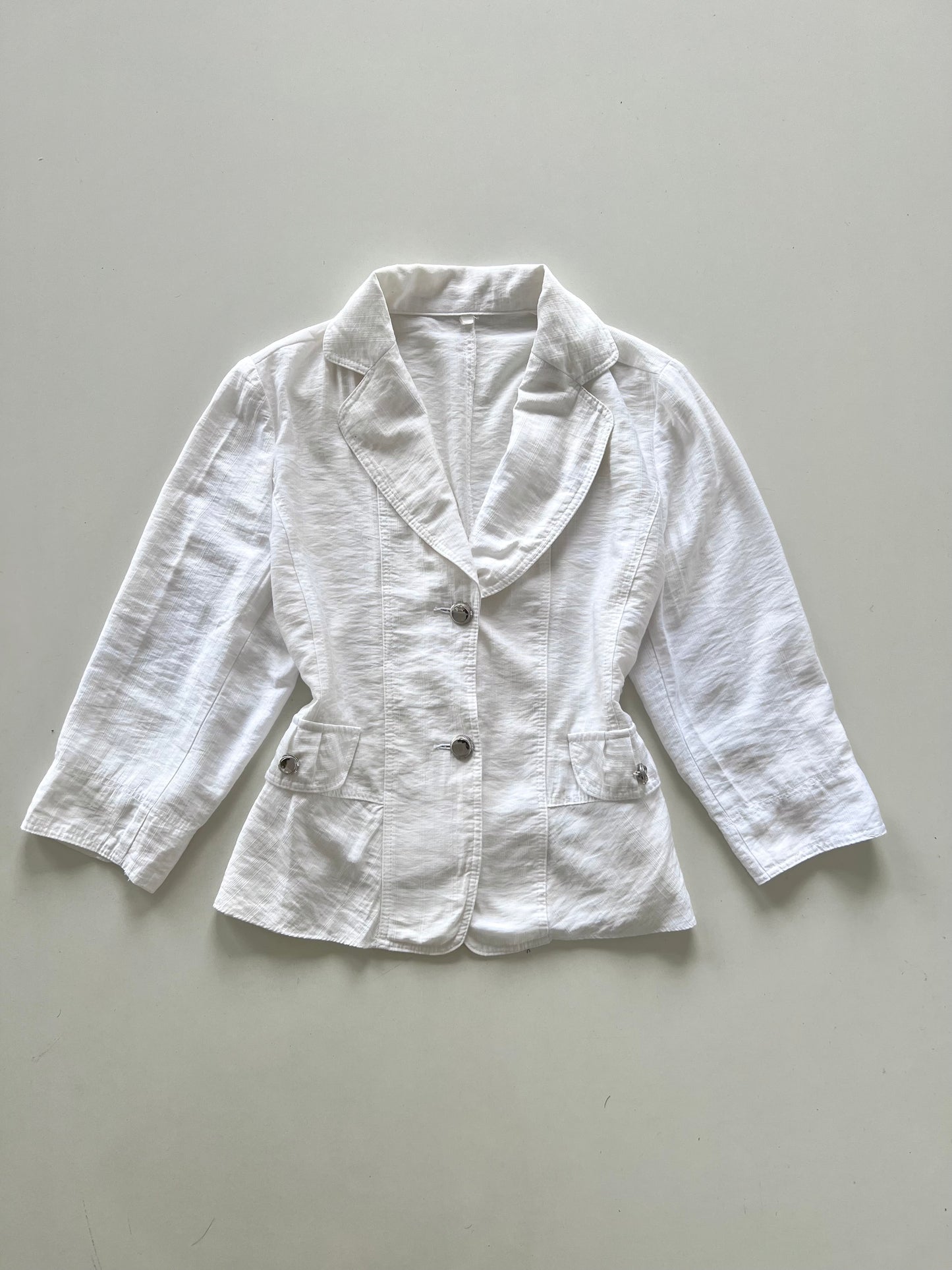 White Vintage Blazer-Bust 42