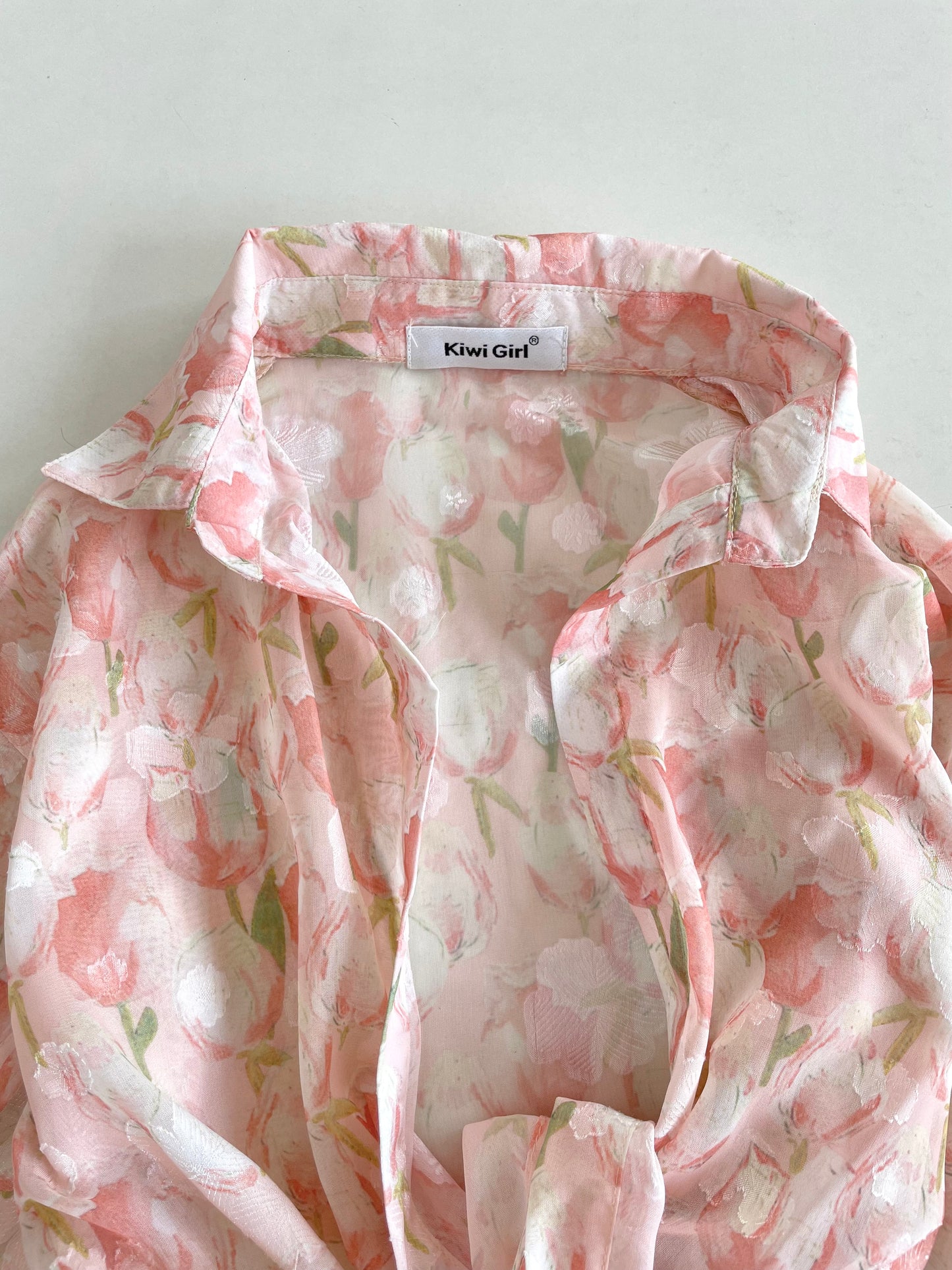 Kiwi Girl Sheer Top-Bust 38