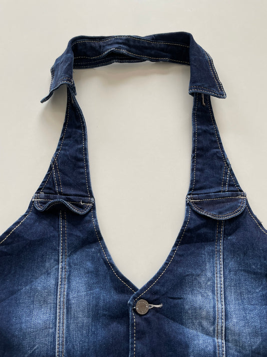 Denim Waistcoat-Bust 36