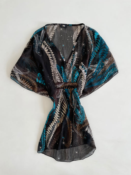 Vintage Sheer Top-Bust 42