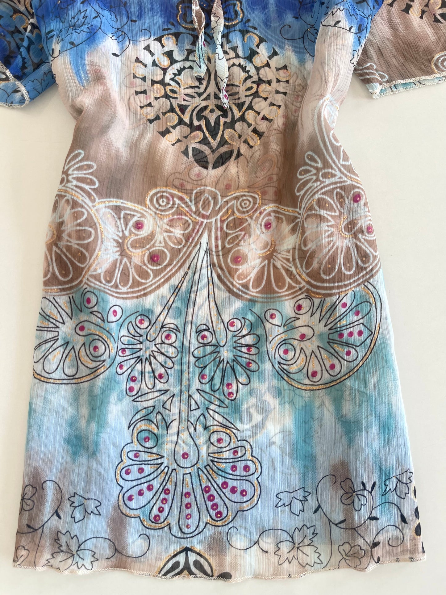 Vintage Sheer Top-Bust 46
