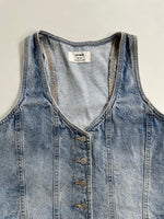 Load image into Gallery viewer, Cotton On Denim Waistcoat-Bust 36
