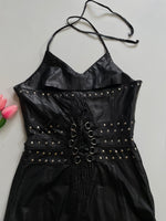 Load image into Gallery viewer, Faux Leather Dress-Bust 30
