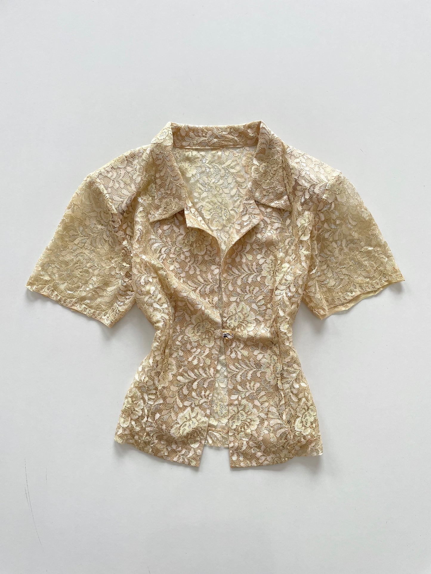 Lace Sheer Top-Bust 38