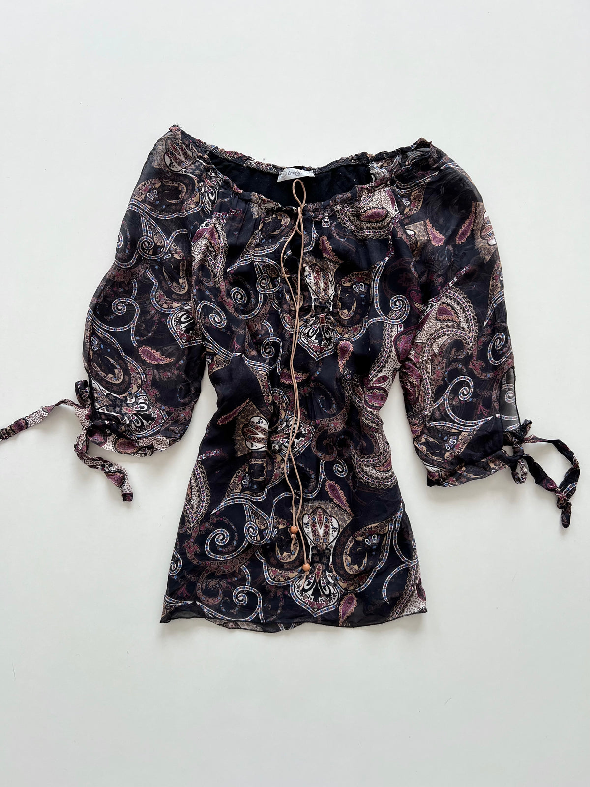 Tredy Vintage Paisley Top-Bust 44 to 46