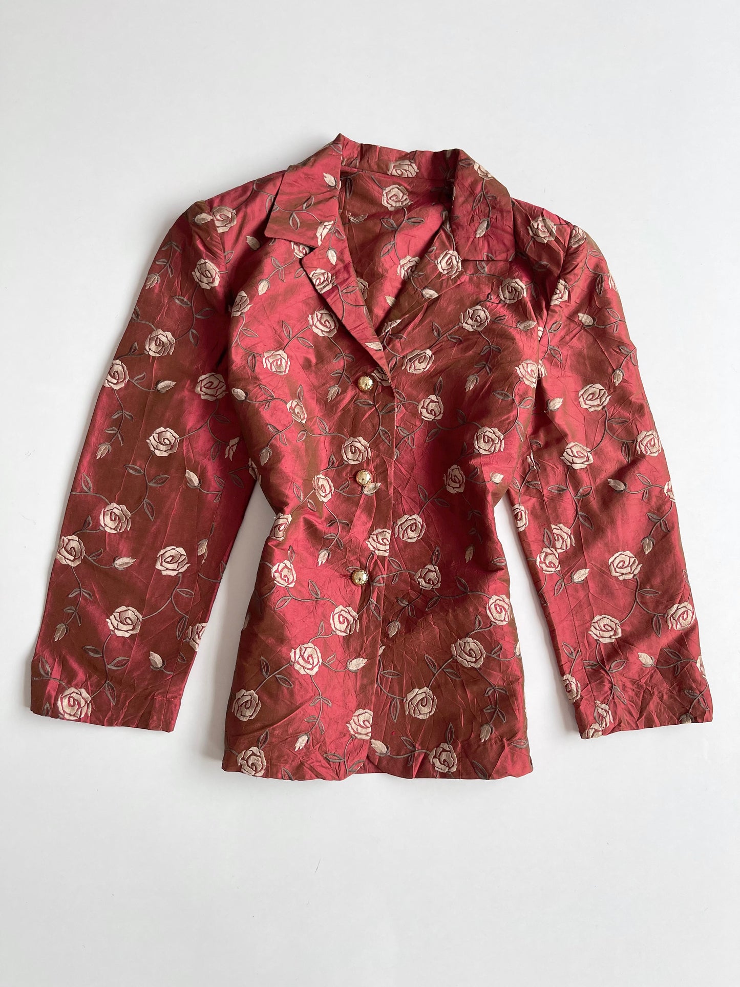 Embroidered Vintage Blazer-Bust 42