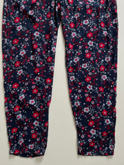 ELLE NOR FLORAL COTTON PANTS - WAIST 34 to 42
