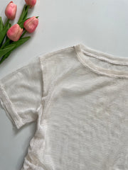 RUCHED SHEER TOP - BUST 38 TO 42