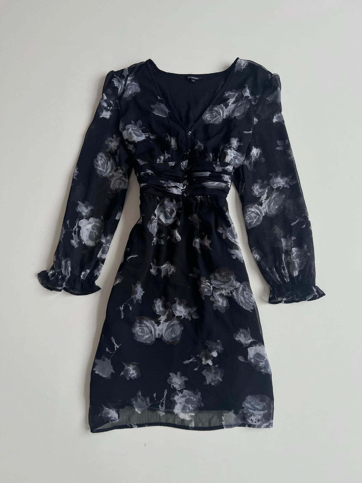 Clockhouse Floral Vintage Dress-Bust 44 to 46