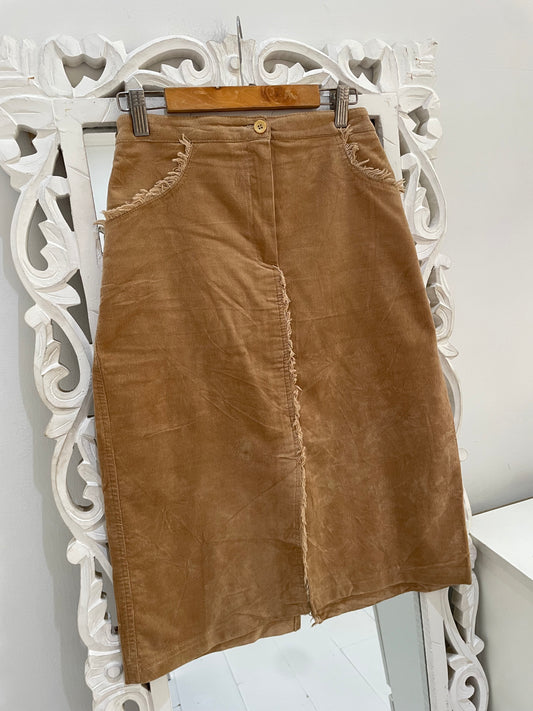 Corduroy Skirt-Waist 34