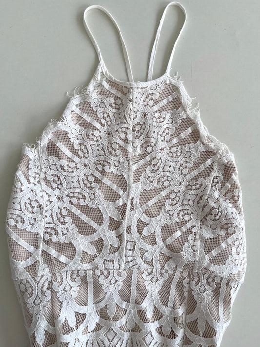 Huiying Vintage Lace Dress-Bust 34 to 36