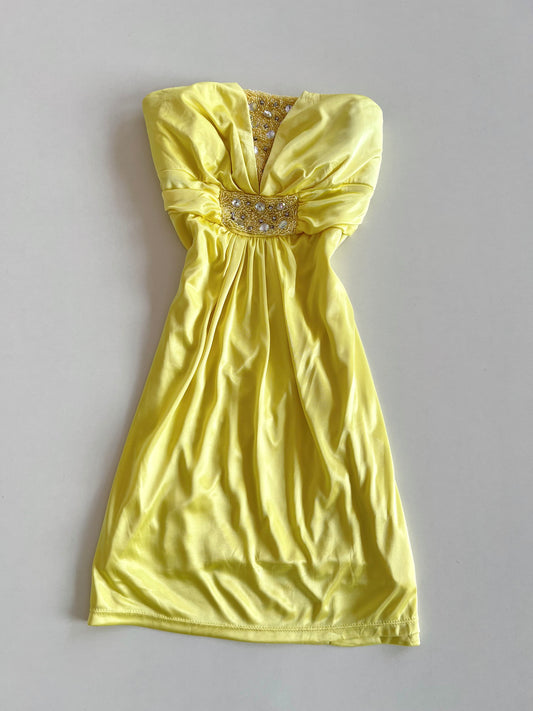 My Michelle Vintage Lime Dress-Bust 30 to 32