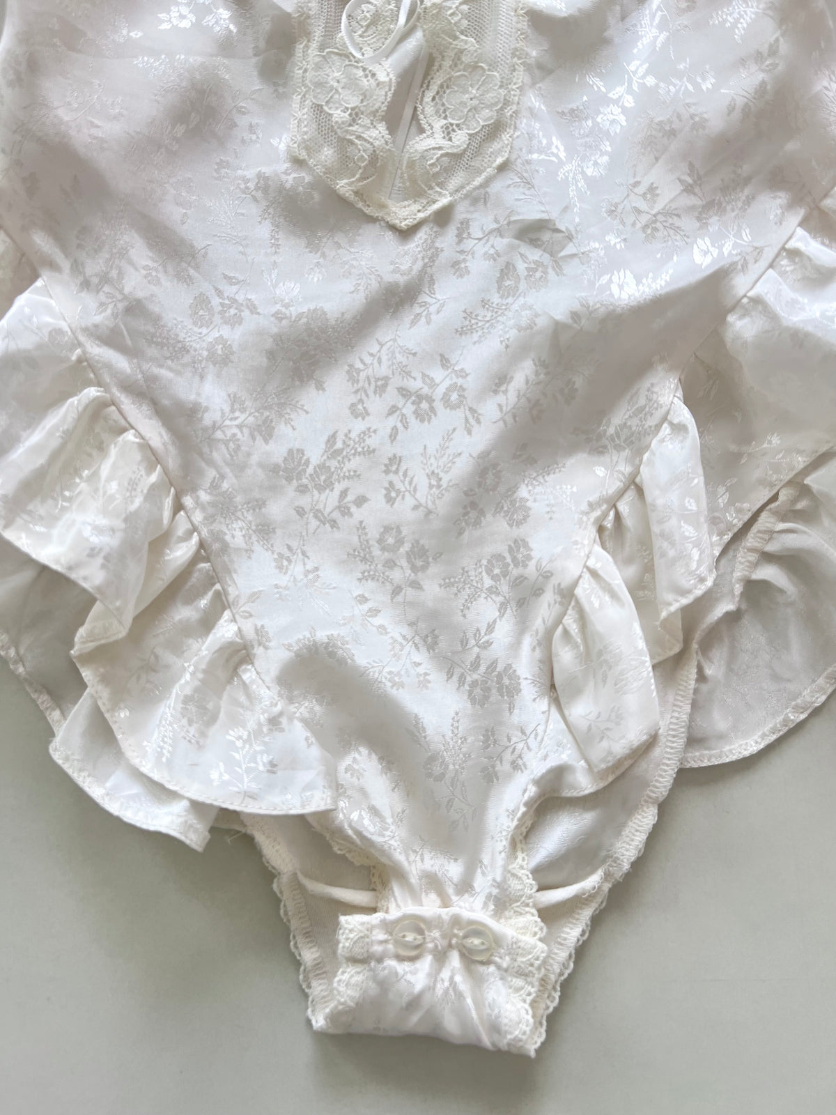 Secret Possessions Lacy Bodysuit-Bust 40