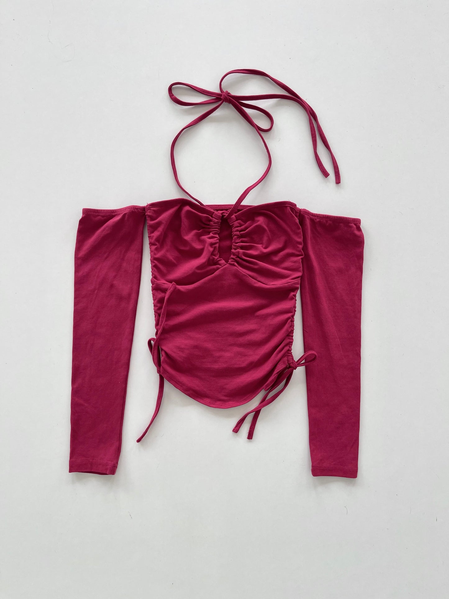 Cutout Halter Top-Bust 28 to 30
