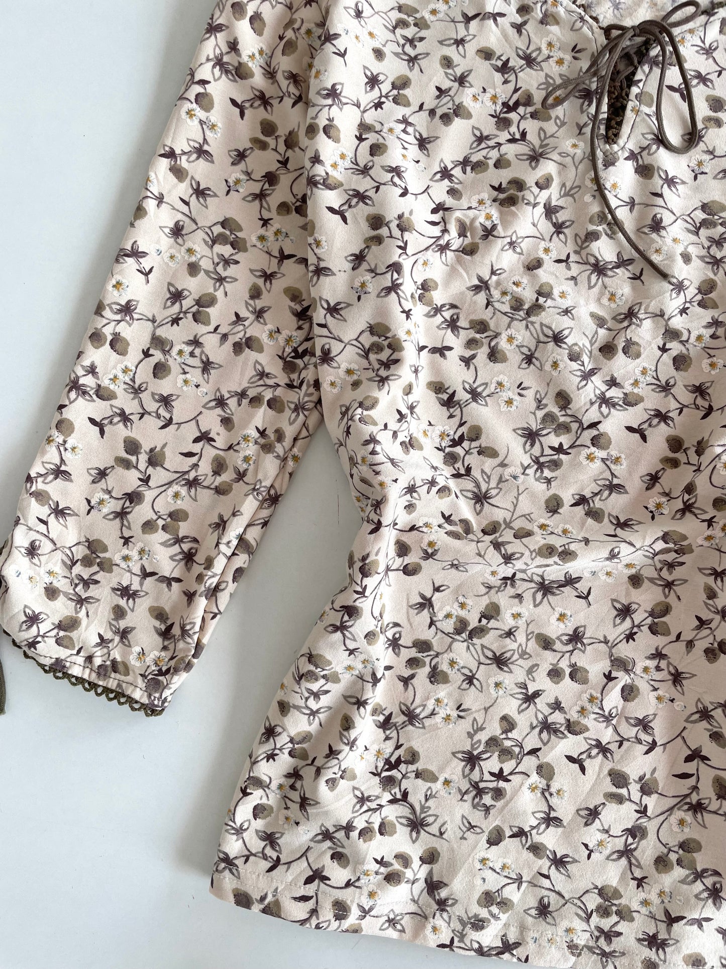 Vintage Floral Top-Bust 34 to 38