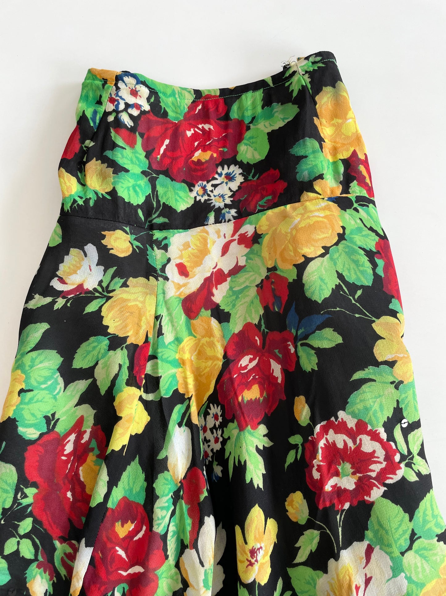 Vintage Asymmetric Skirt -Waist 26