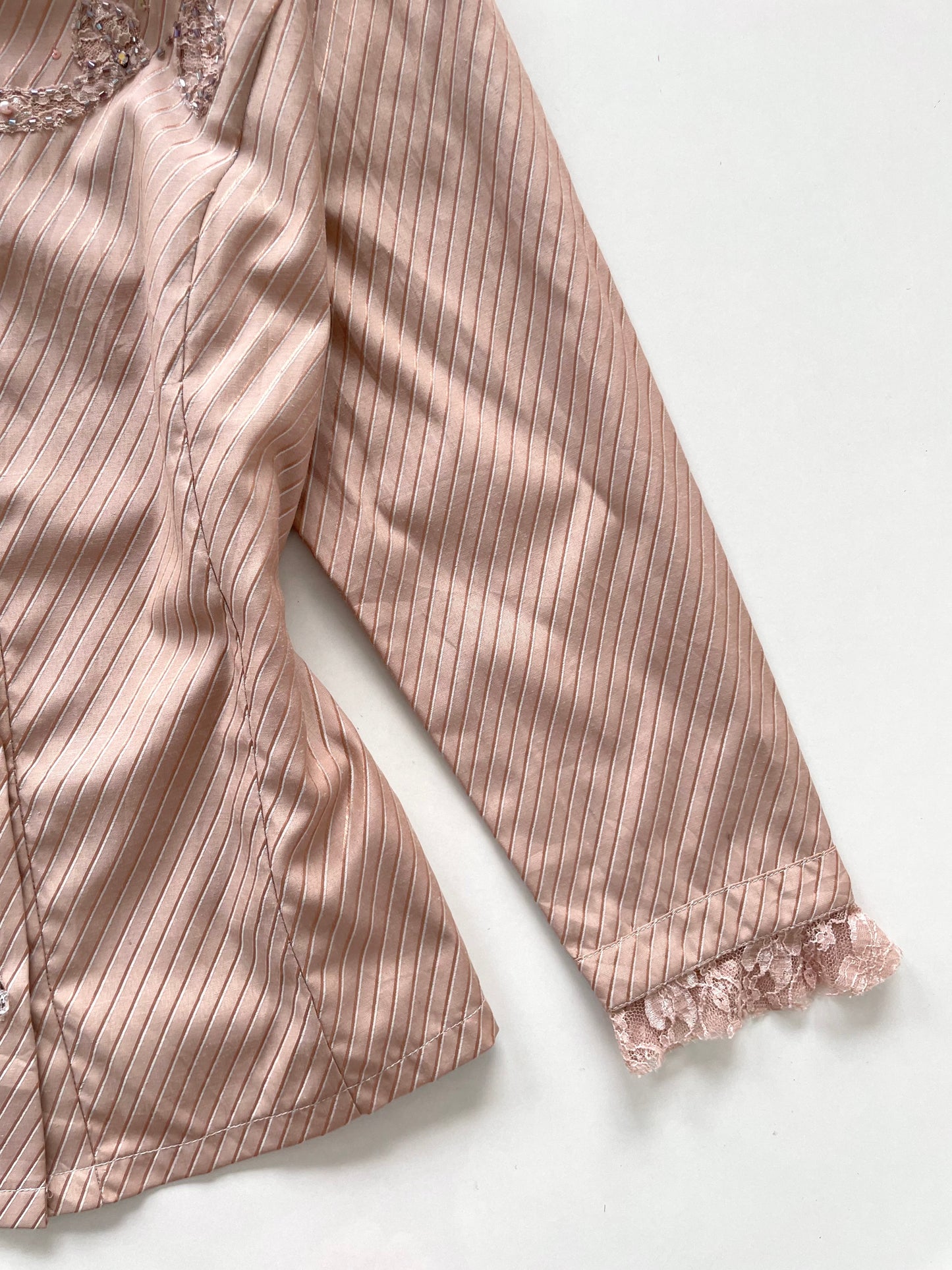 Pink & Mary Embroidered Vintage Shirt-Bust 38