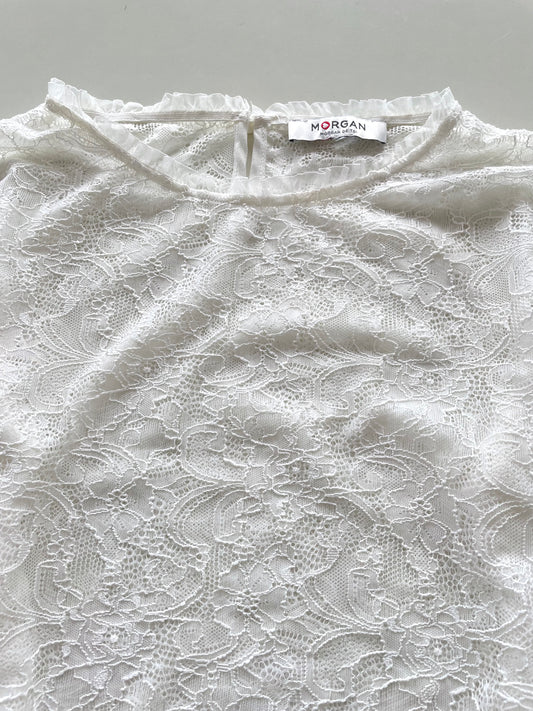 Morgan De Toi Sheer Vintage Top-Bust 38