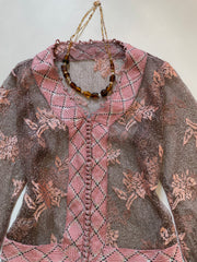 Sheer Vintage Top-Bust 36