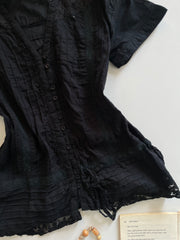 Cotton Embroidered Top-Bust 40