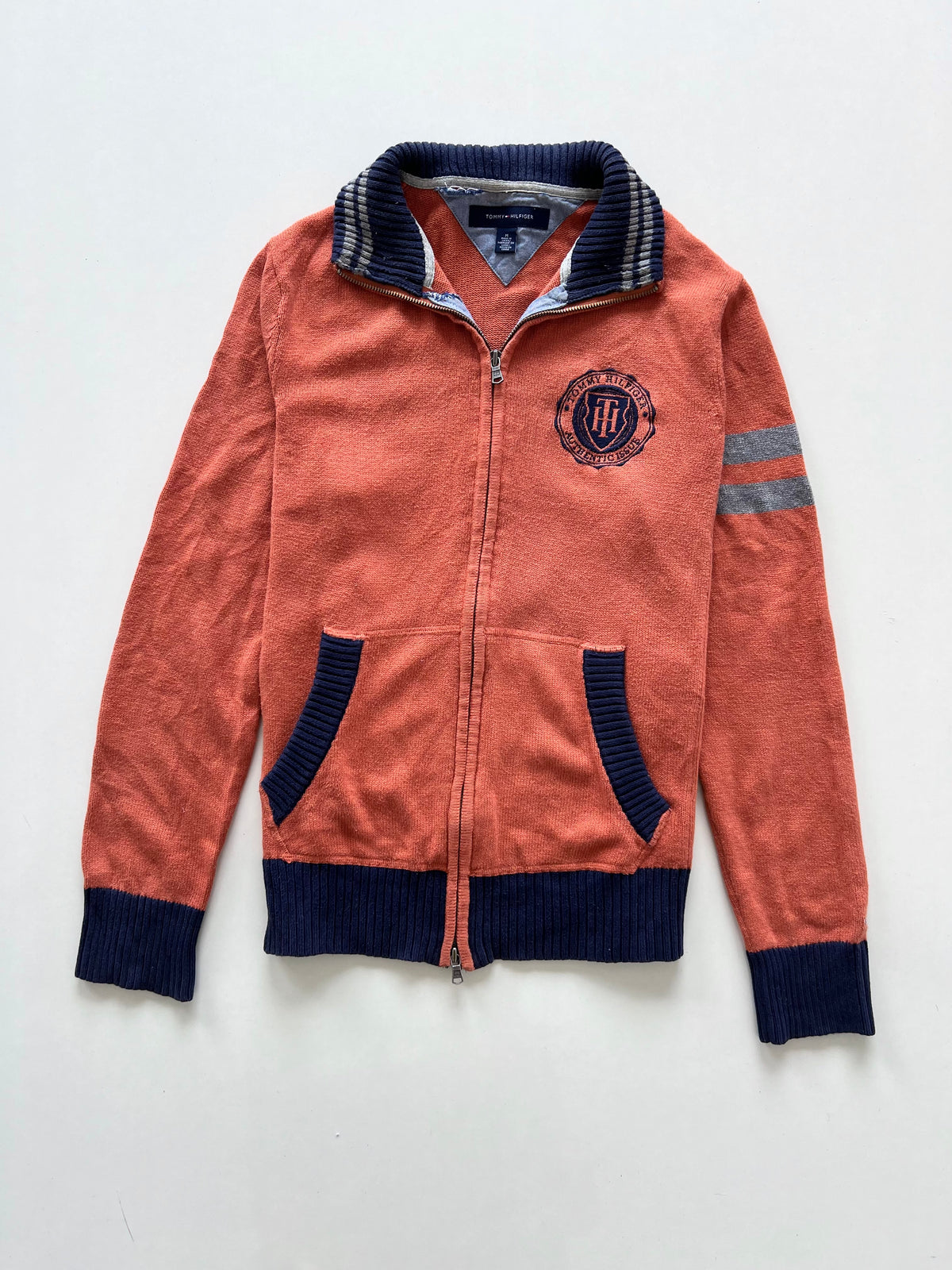 Tommy Hilfiger 100%Cotton Vintage Zipper-Bust 44