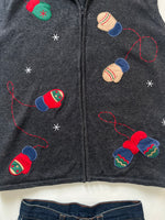 Load image into Gallery viewer, Crystal Kobe Christmas Sweater Vest-Bust 46
