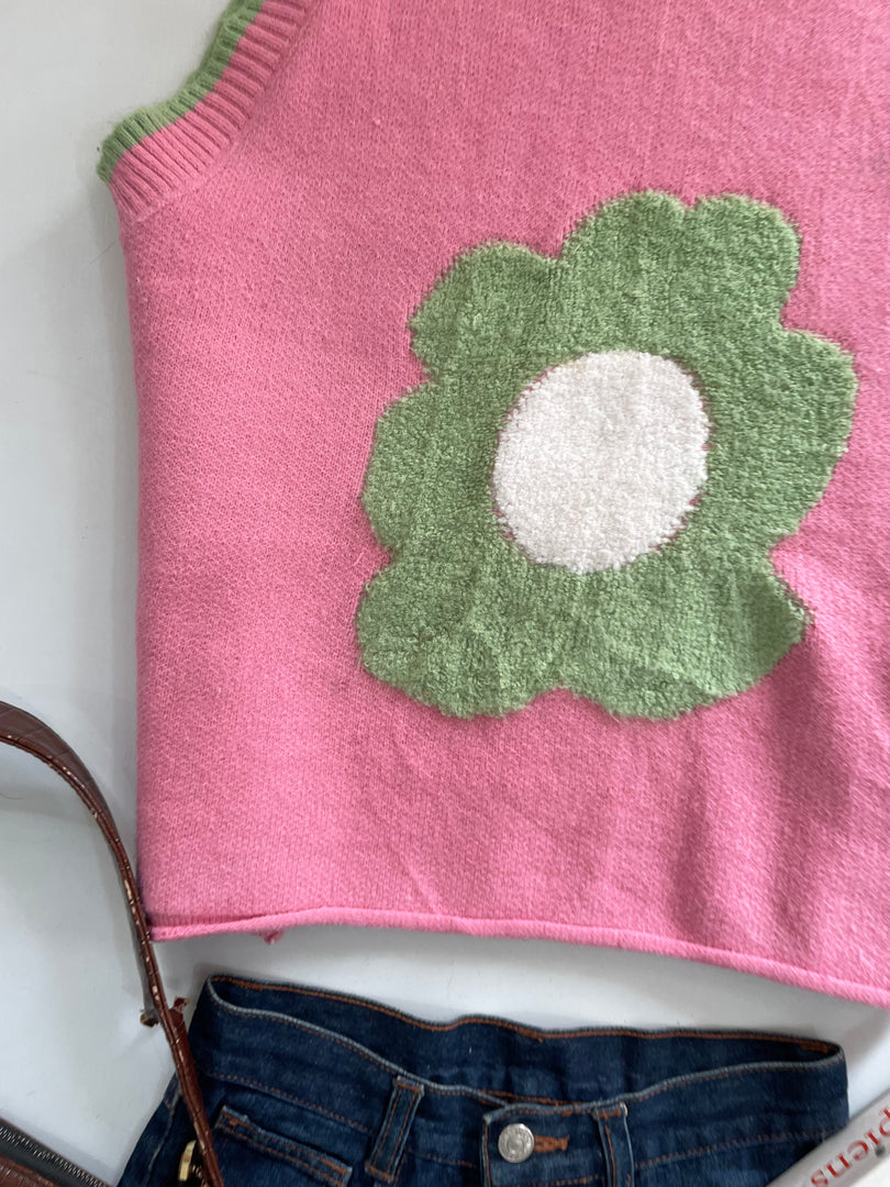 Chunky Sweater Vest-Bust 44