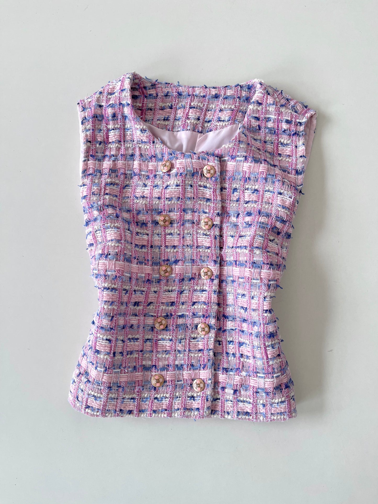Korean Tweed Top-Bust 38