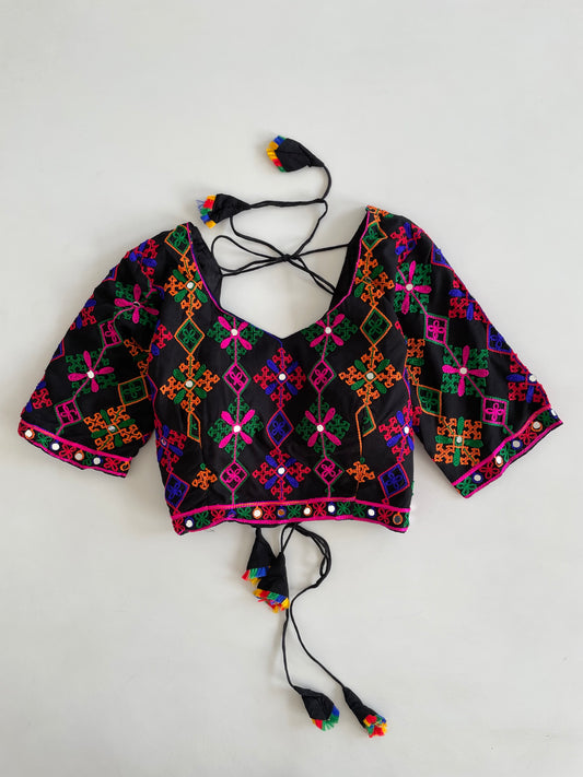 Embroidered Desi Top-Bust 34